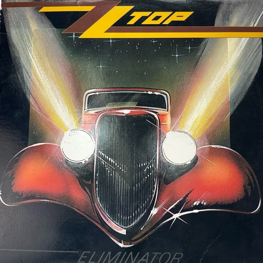 ZZ Top Eliminator 12" Black Vinyl LP 33 RPM Rock Warner Bros. Cardboard Sleeve